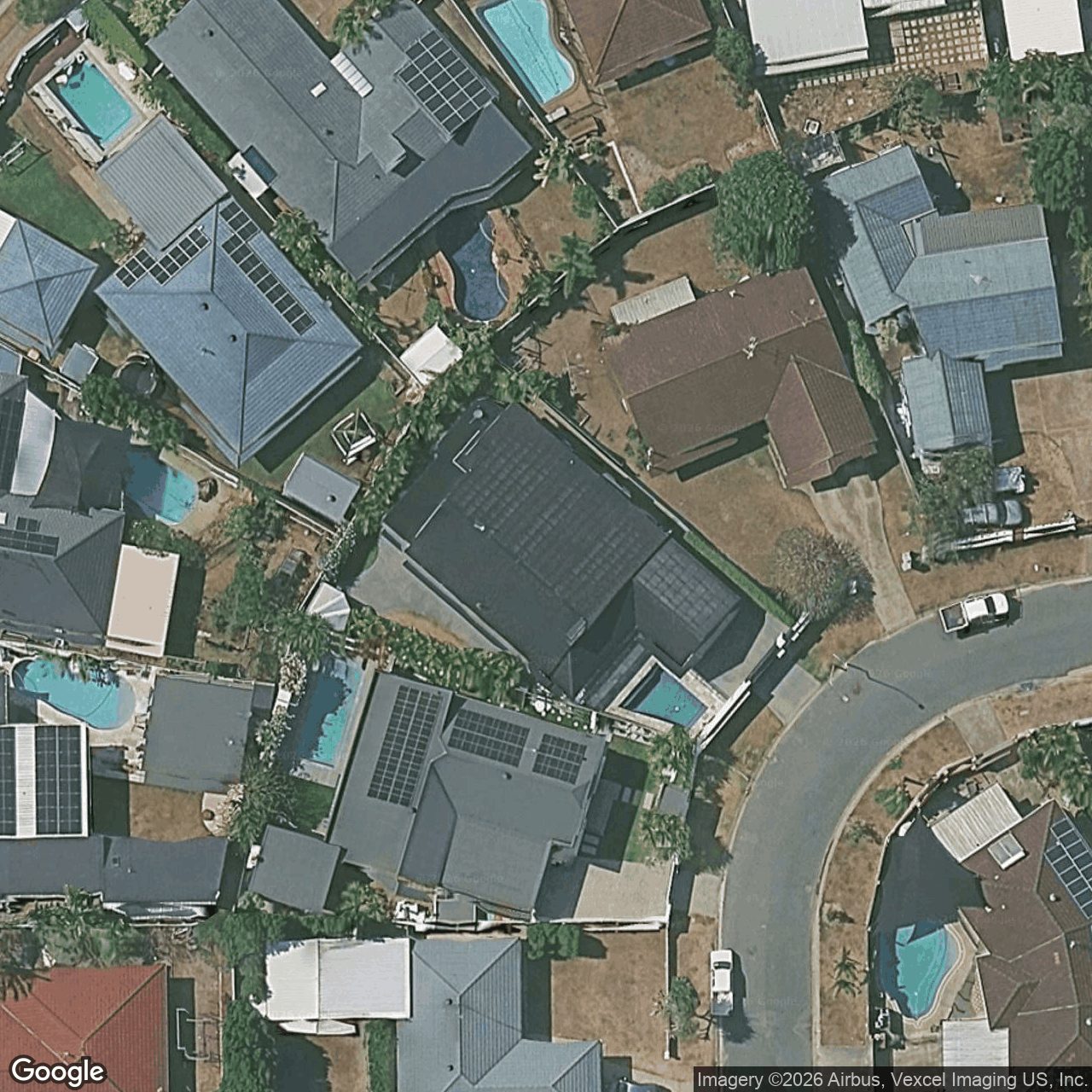 Aerial view of 34 Fairsky Avenue, Mermaid Waters QLD 4218