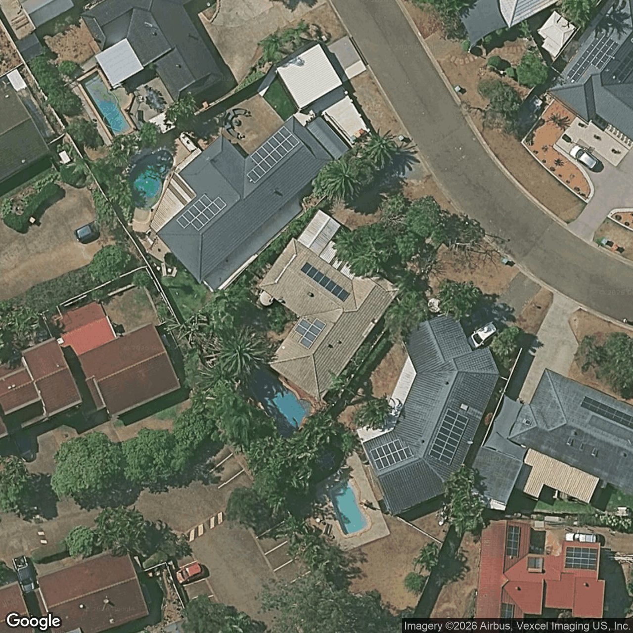 Aerial view of 14 Colonsay Crescent, Merrimac QLD 4226