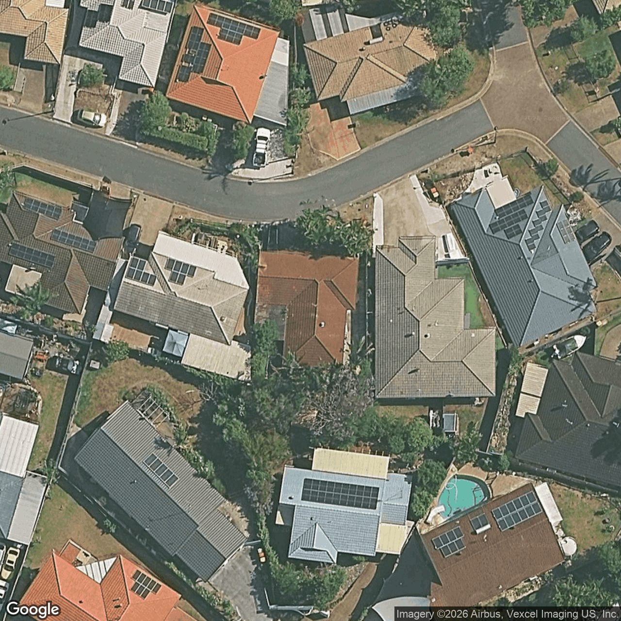 Aerial view of 13 Cabot Court, Merrimac QLD 4226