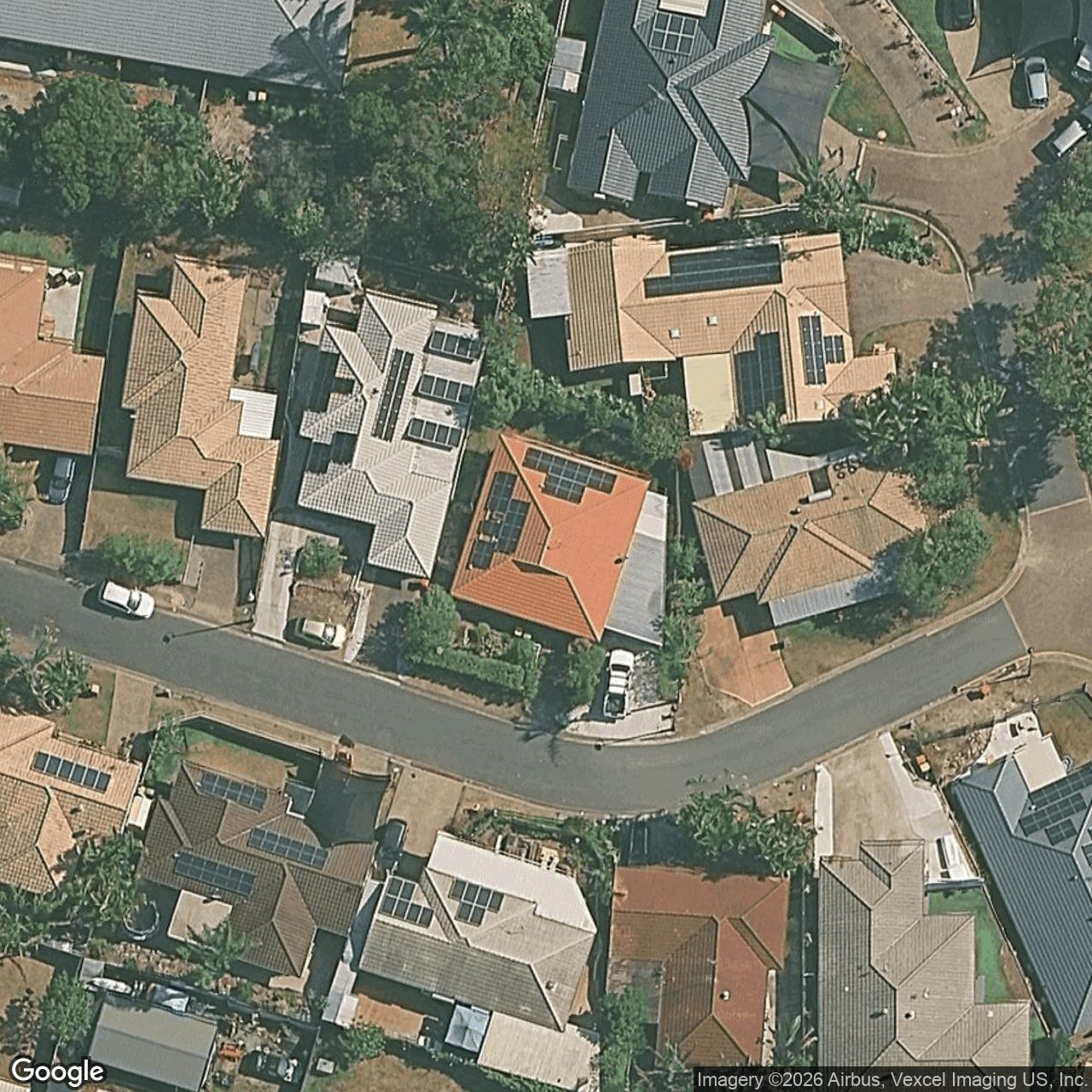 Aerial view of 14 Cabot Court, Merrimac QLD 4226