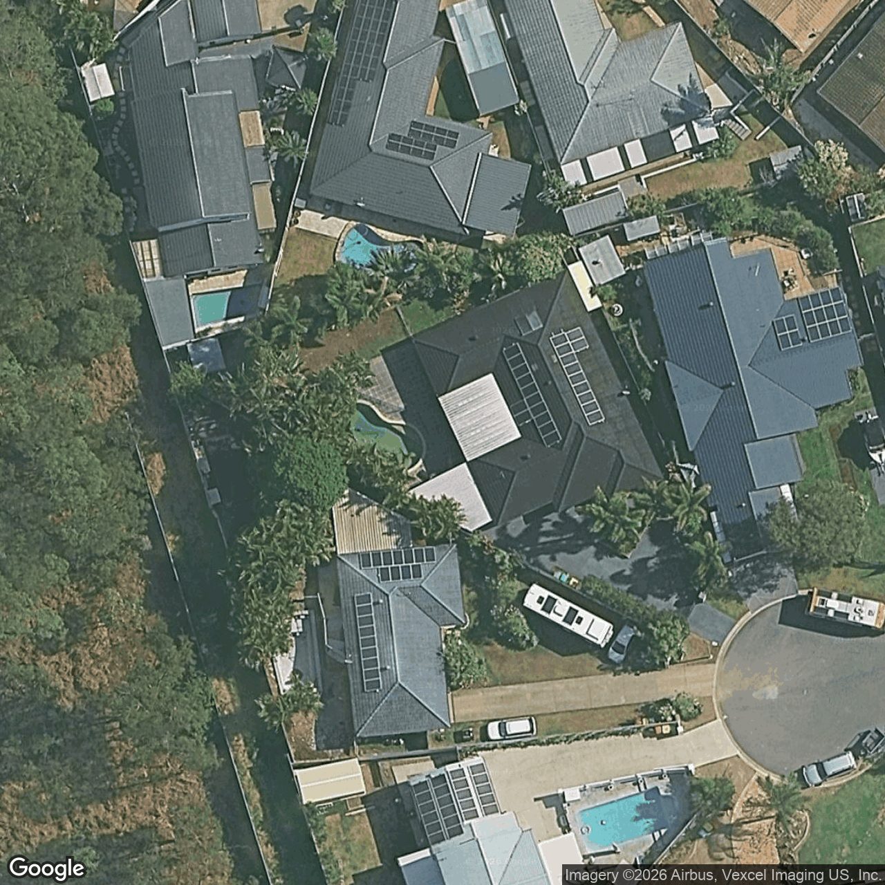 Aerial view of 7 Alter Court, Merrimac QLD 4226