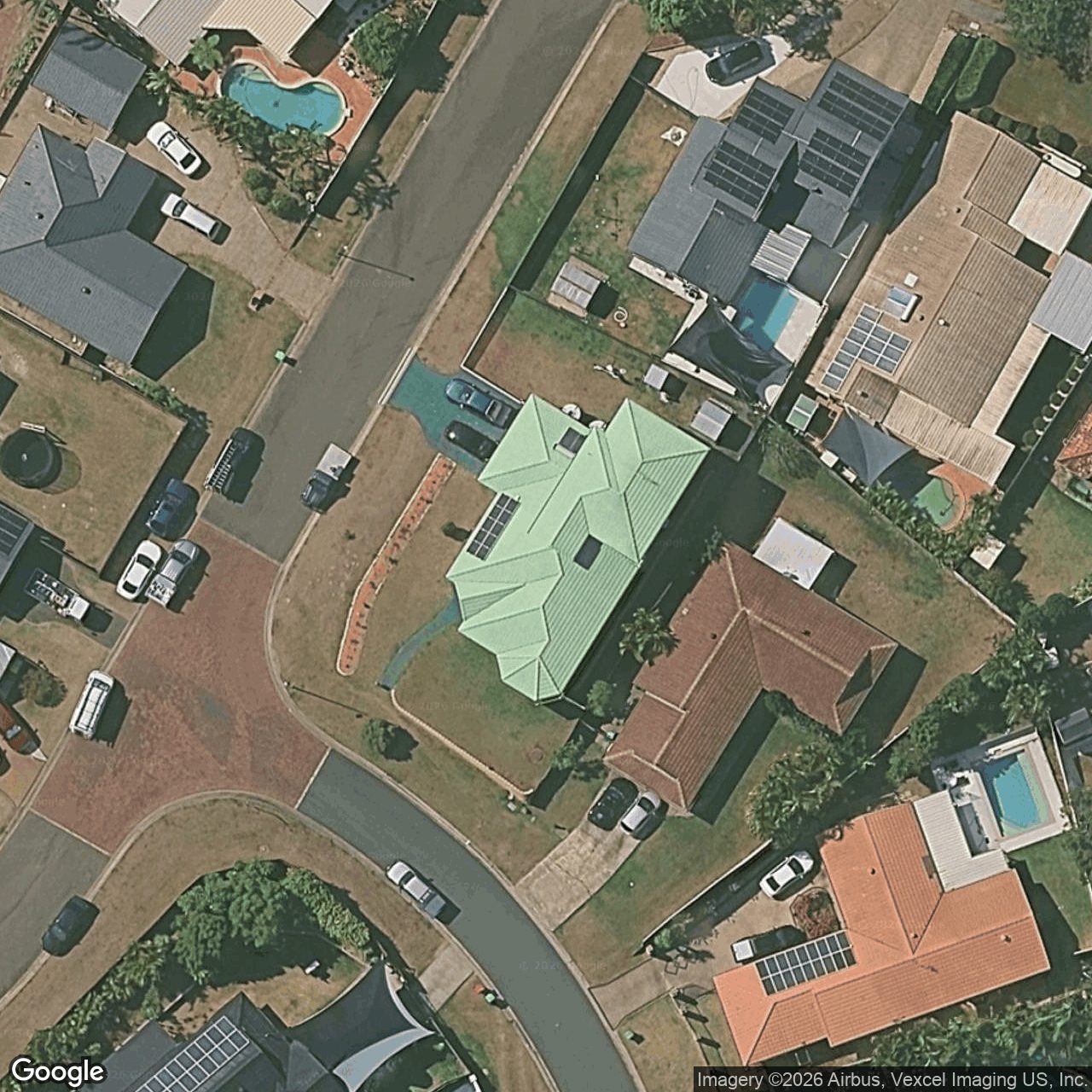 Aerial view of 2 Bowmore Court, Merrimac QLD 4226