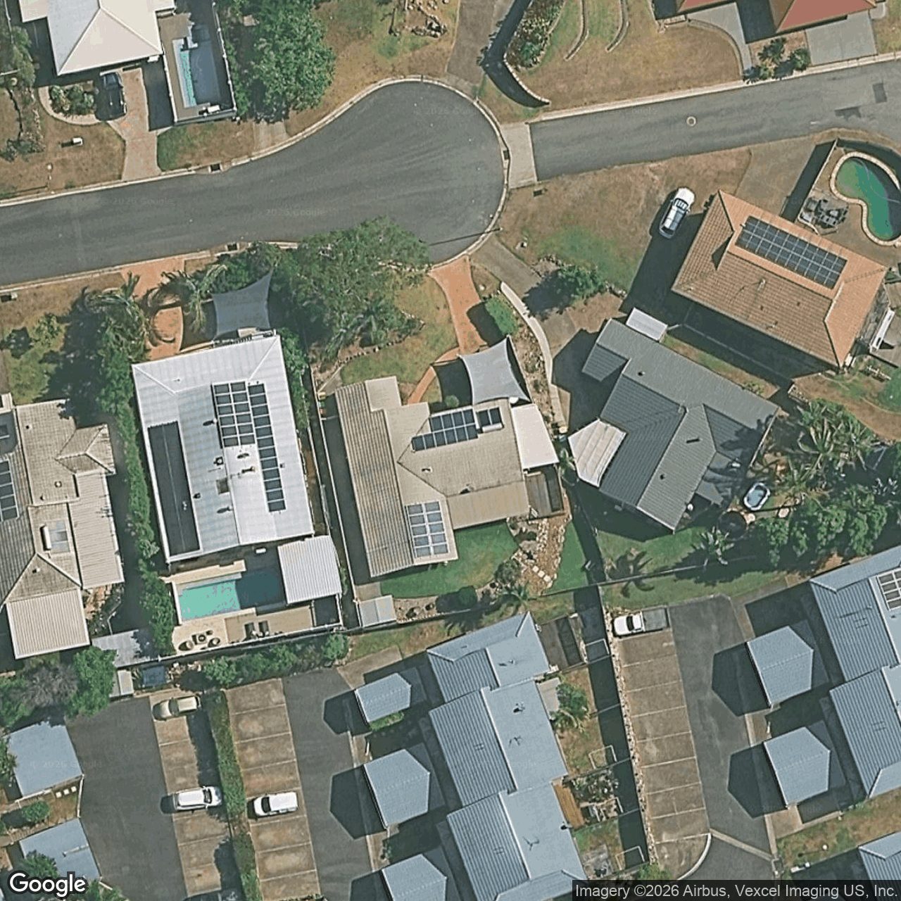 Aerial view of 7 Baymill Court, Merrimac QLD 4226