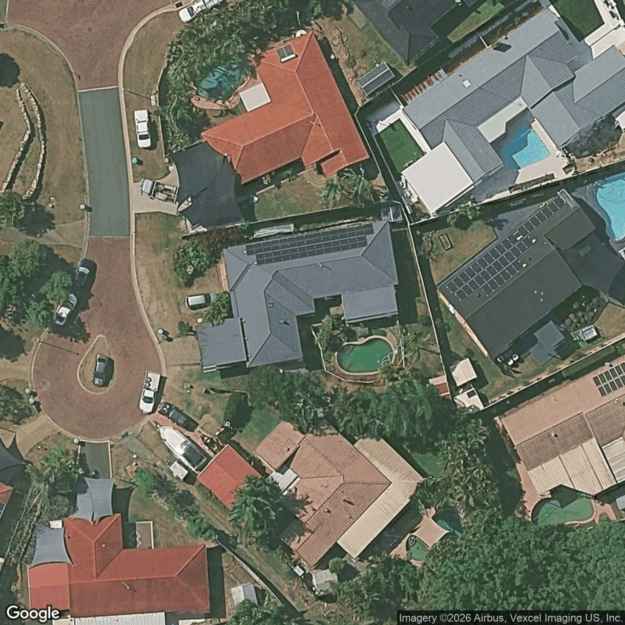 Aerial view of 4 Mull Court, Merrimac QLD 4226