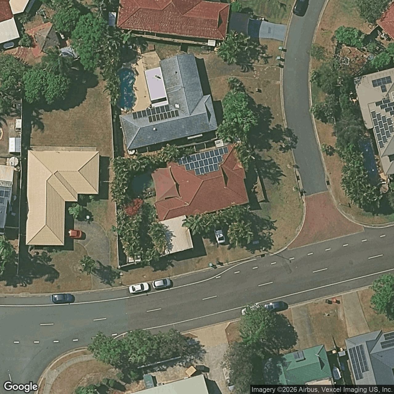 Aerial view of 1 Merridown Drive, Merrimac QLD 4226