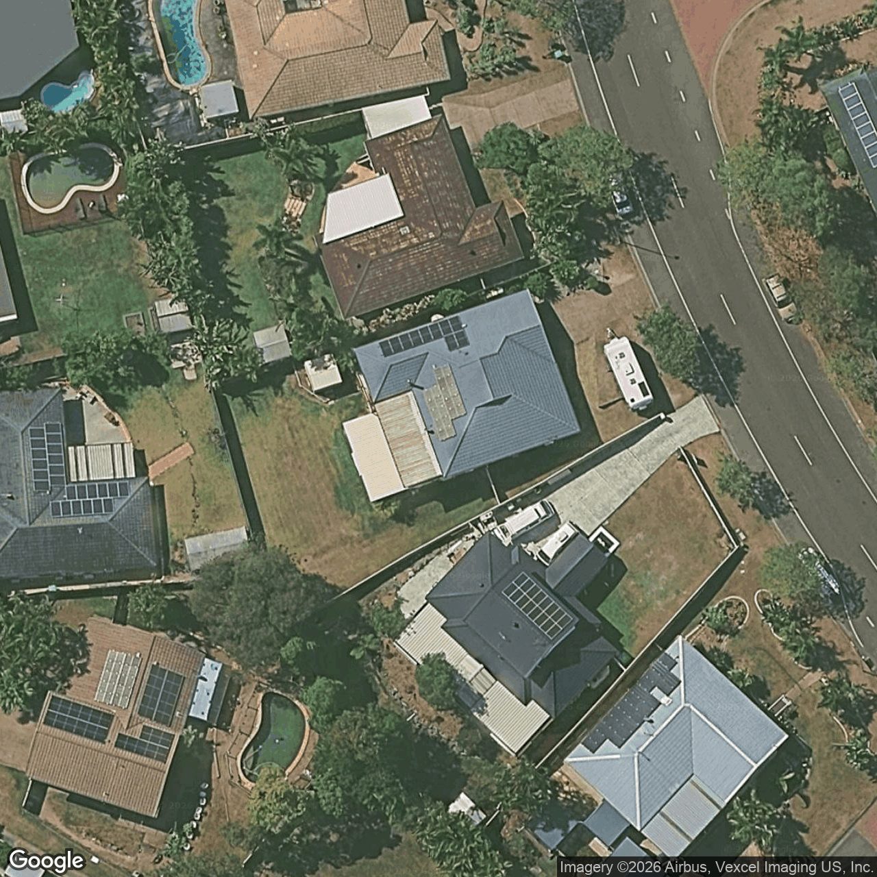 Aerial view of 28 Merridown Drive, Merrimac QLD 4226
