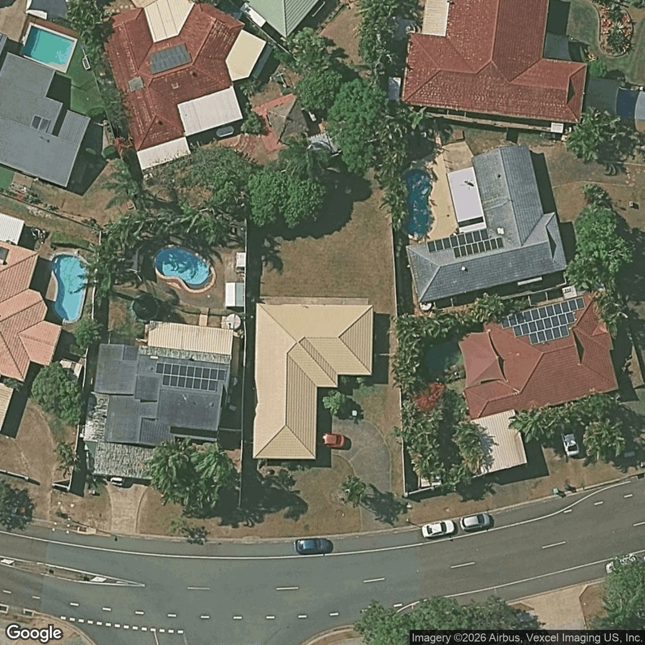 Aerial view of 3 Merridown Drive, Merrimac QLD 4226