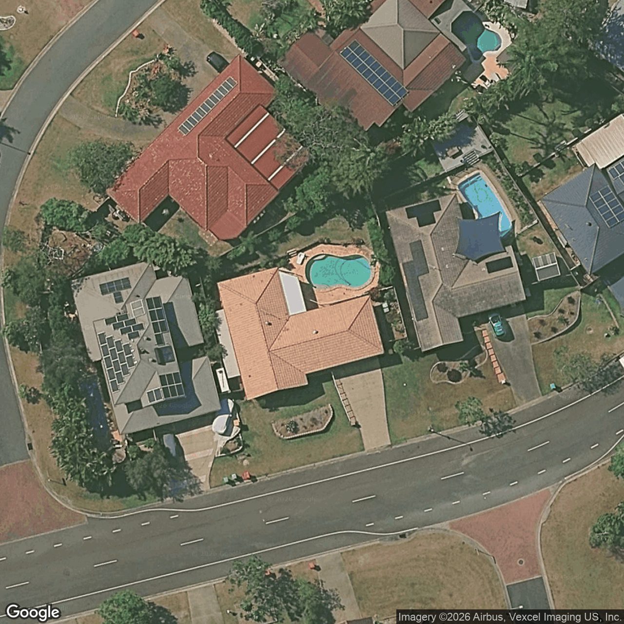 Aerial view of 91 Merridown Drive, Merrimac QLD 4226