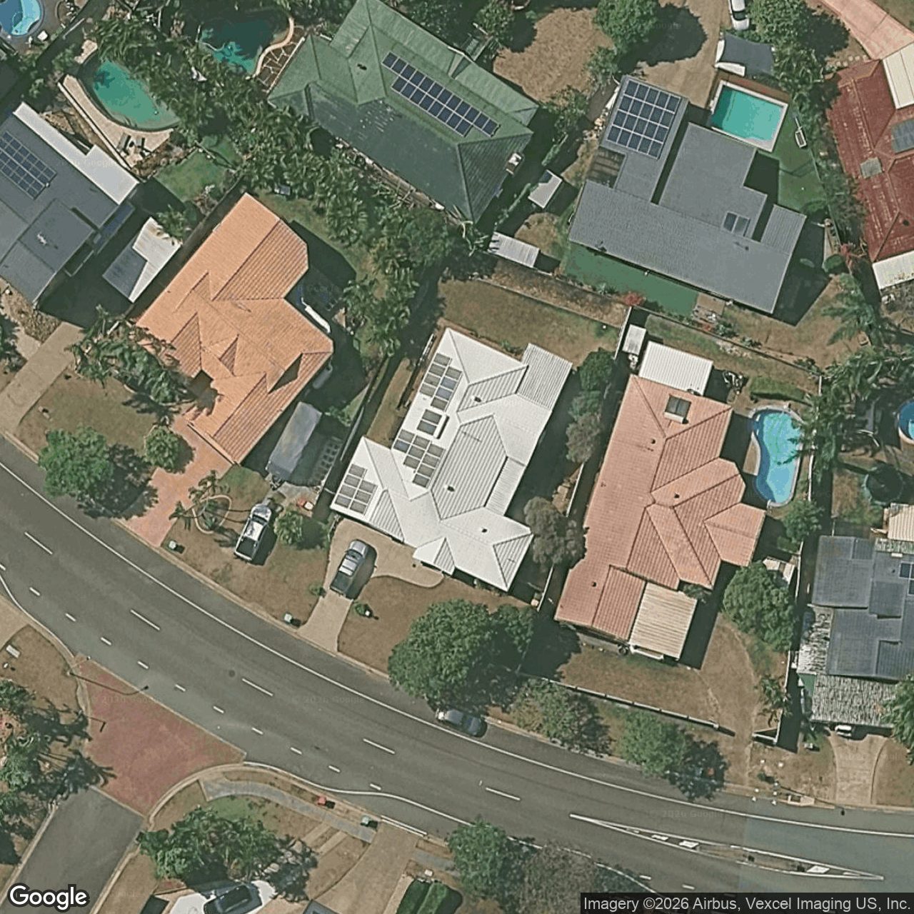 Aerial view of 9 Merridown Drive, Merrimac QLD 4226