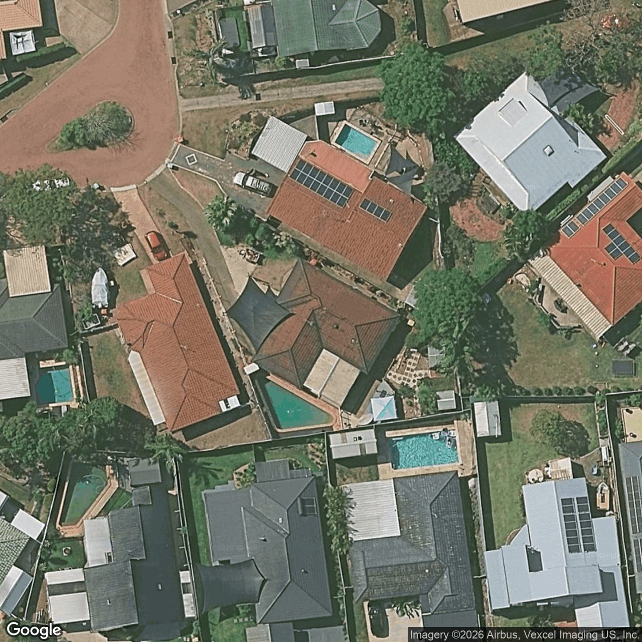 Aerial view of 7 Barra Court, Merrimac QLD 4226