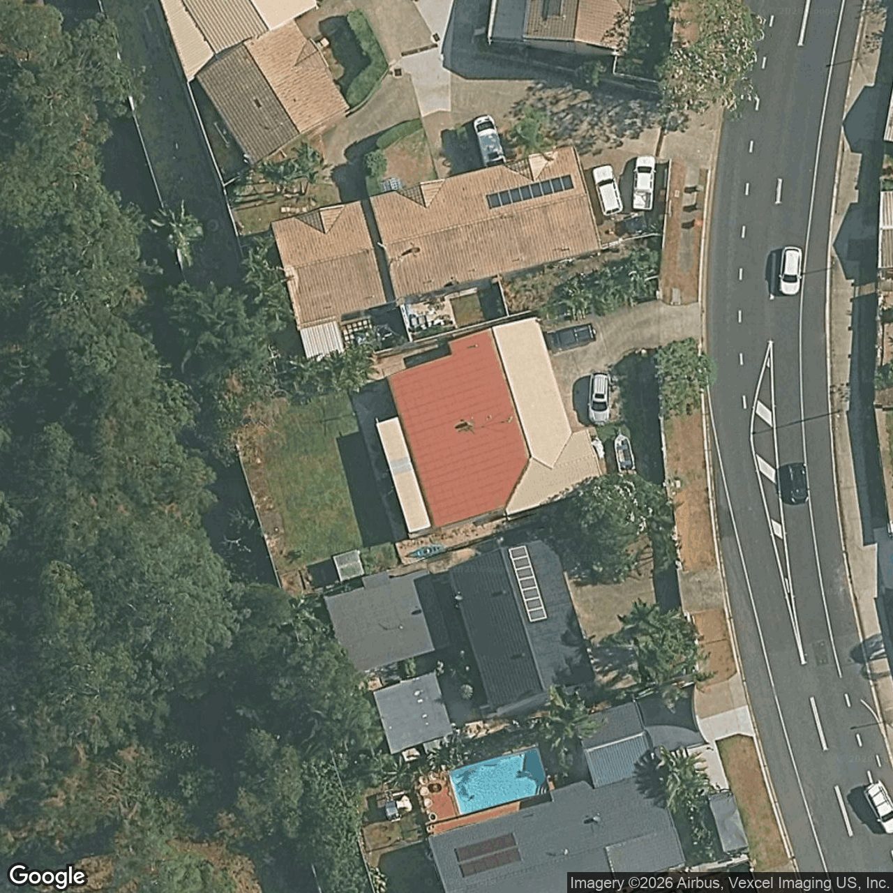 Aerial view of 91 Highfield Drive, Merrimac QLD 4226
