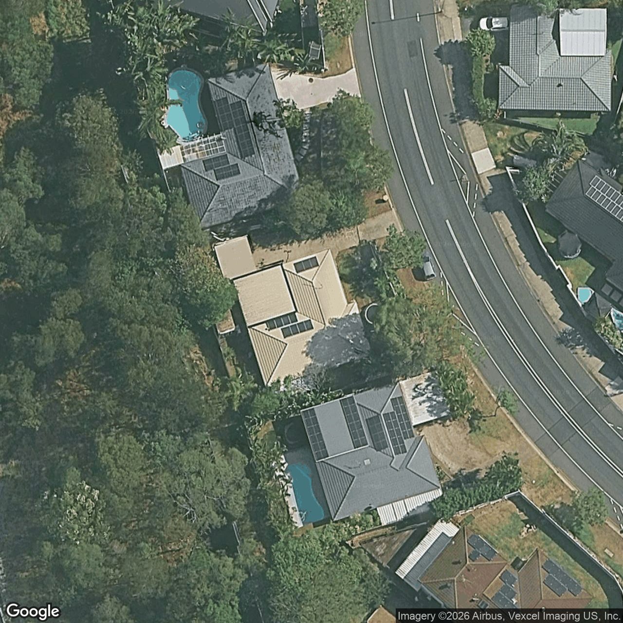 Aerial view of 59 Highfield Drive, Merrimac QLD 4226