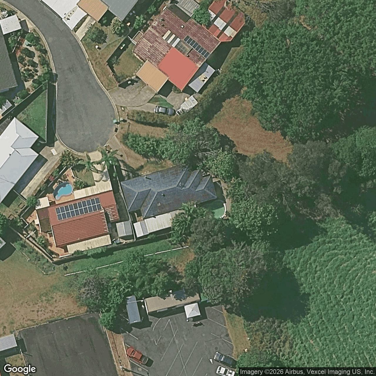 Aerial view of 7 Meadow Way Court, Merrimac QLD 4226