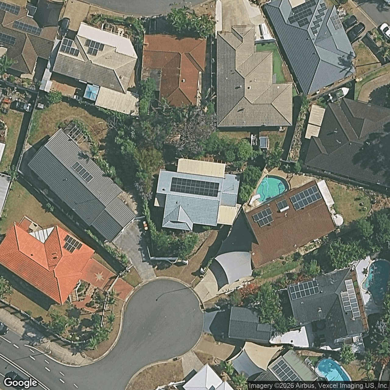 Aerial view of 6 Inlet Court, Merrimac QLD 4226