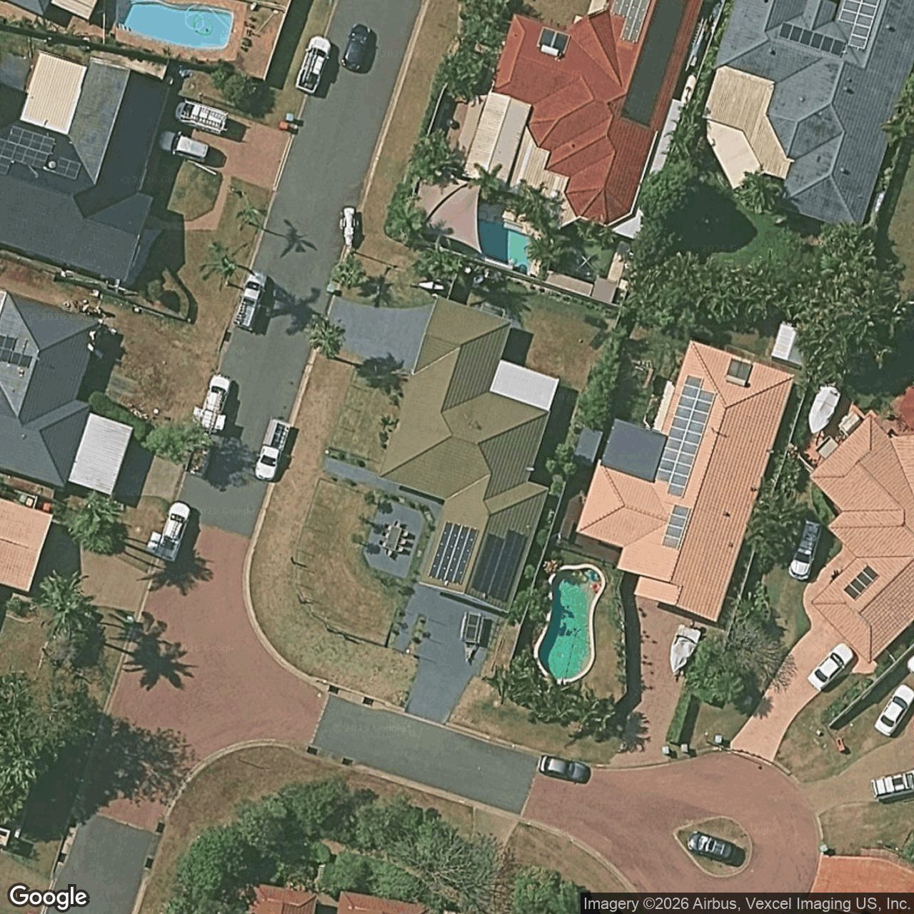 Aerial view of 2 Brora Court, Merrimac QLD 4226