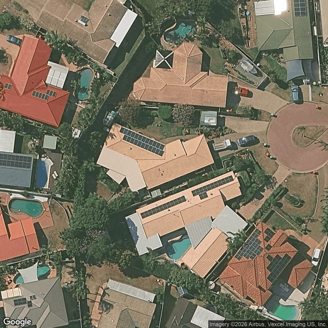 Aerial view of 13 Lorne Court, Merrimac QLD 4226