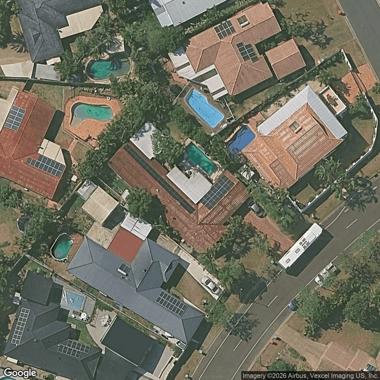 Aerial view of 46 Merridown Drive, Merrimac QLD 4226
