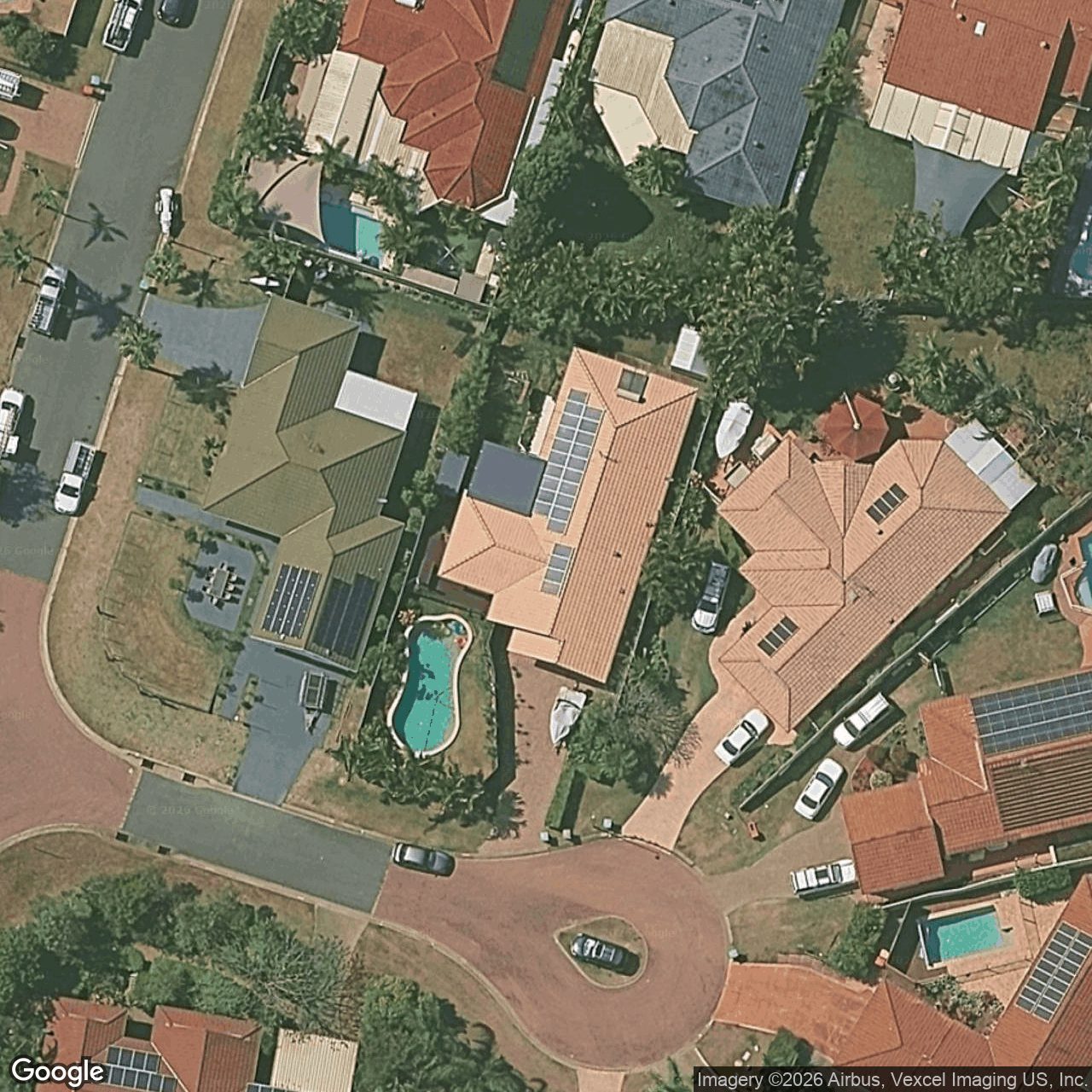 Aerial view of 4 Brora Court, Merrimac QLD 4226