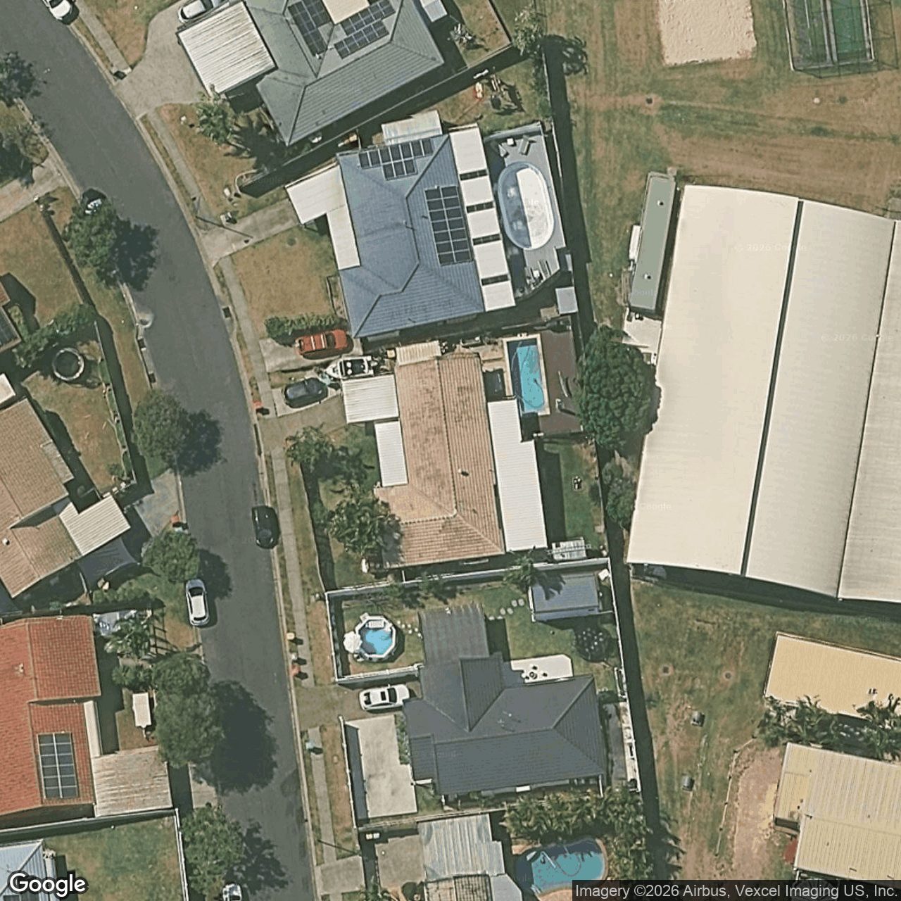 Aerial view of 55 Petherbridge Avenue, Merrimac QLD 4226