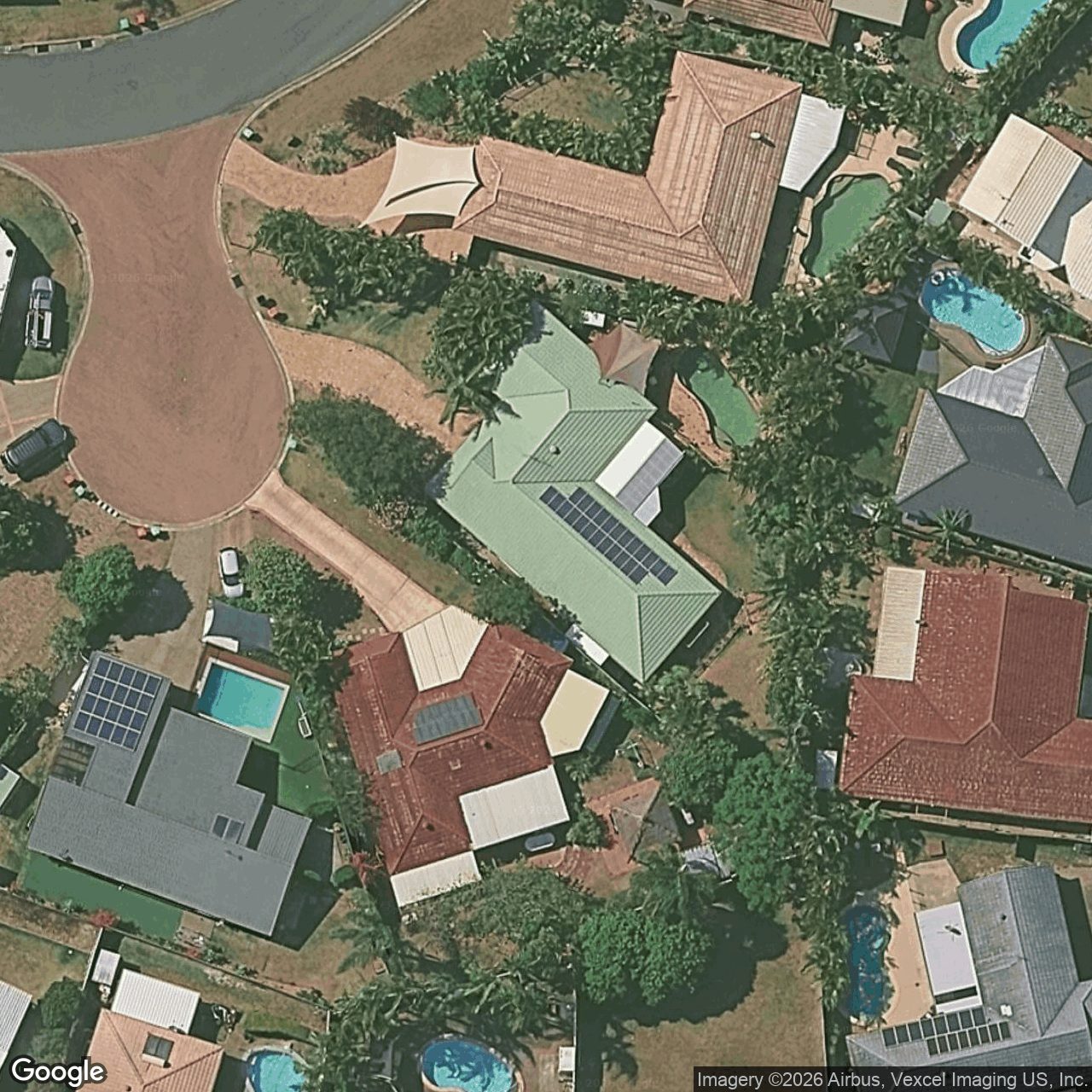 Aerial view of 4 Coll Court, Merrimac QLD 4226