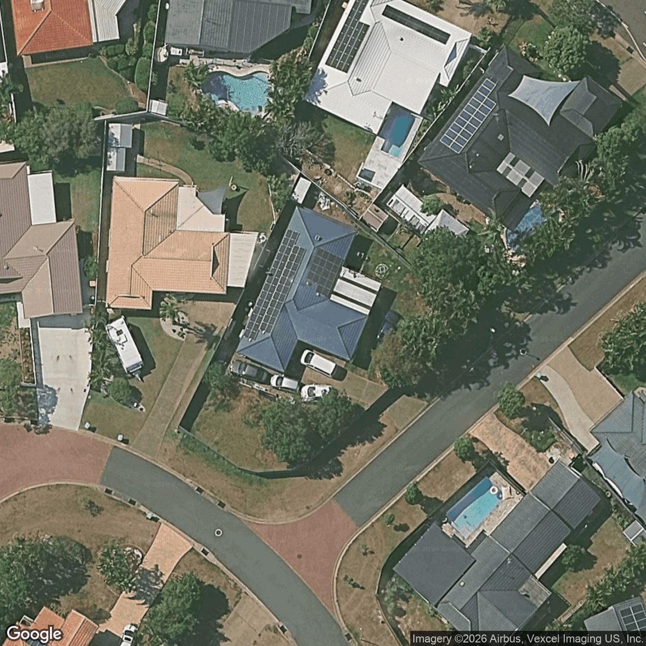 Aerial view of 3 Lorne Court, Merrimac QLD 4226
