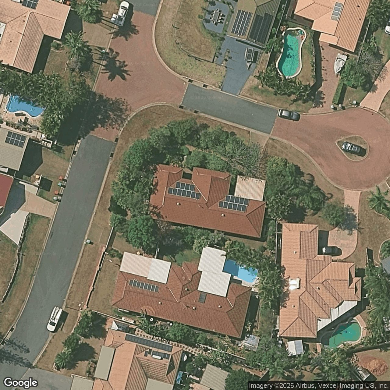 Aerial view of 1 Brora Court, Merrimac QLD 4226