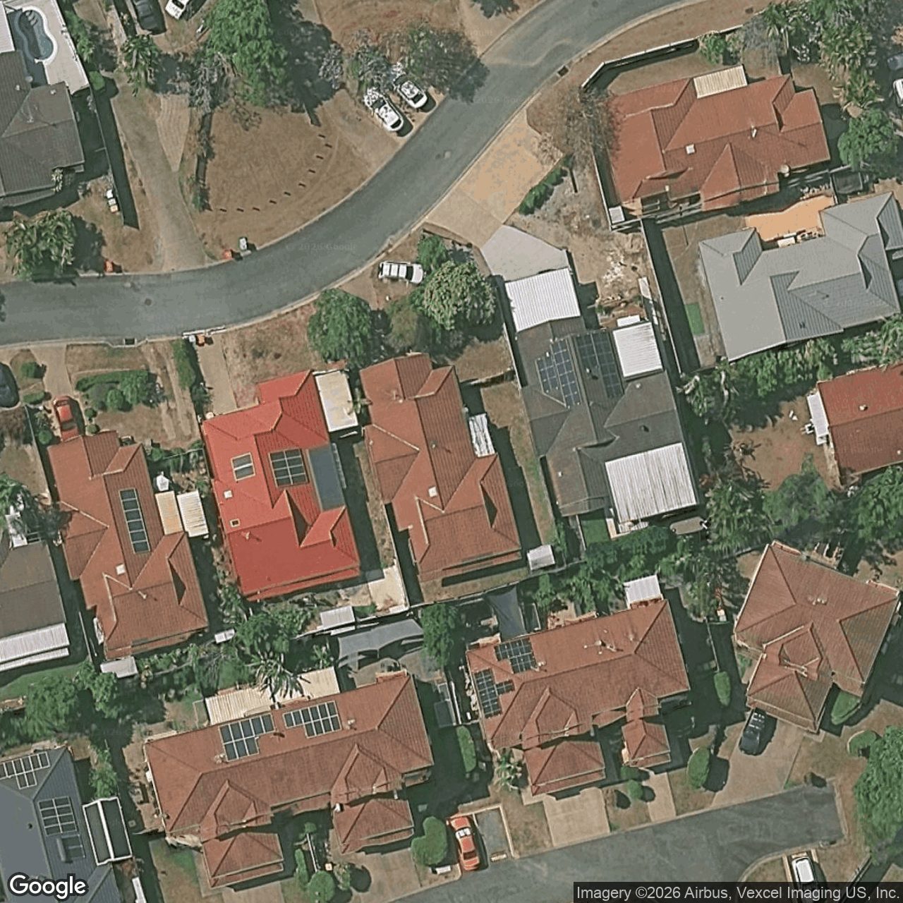 Aerial view of 29 Willunga Place, Merrimac QLD 4226