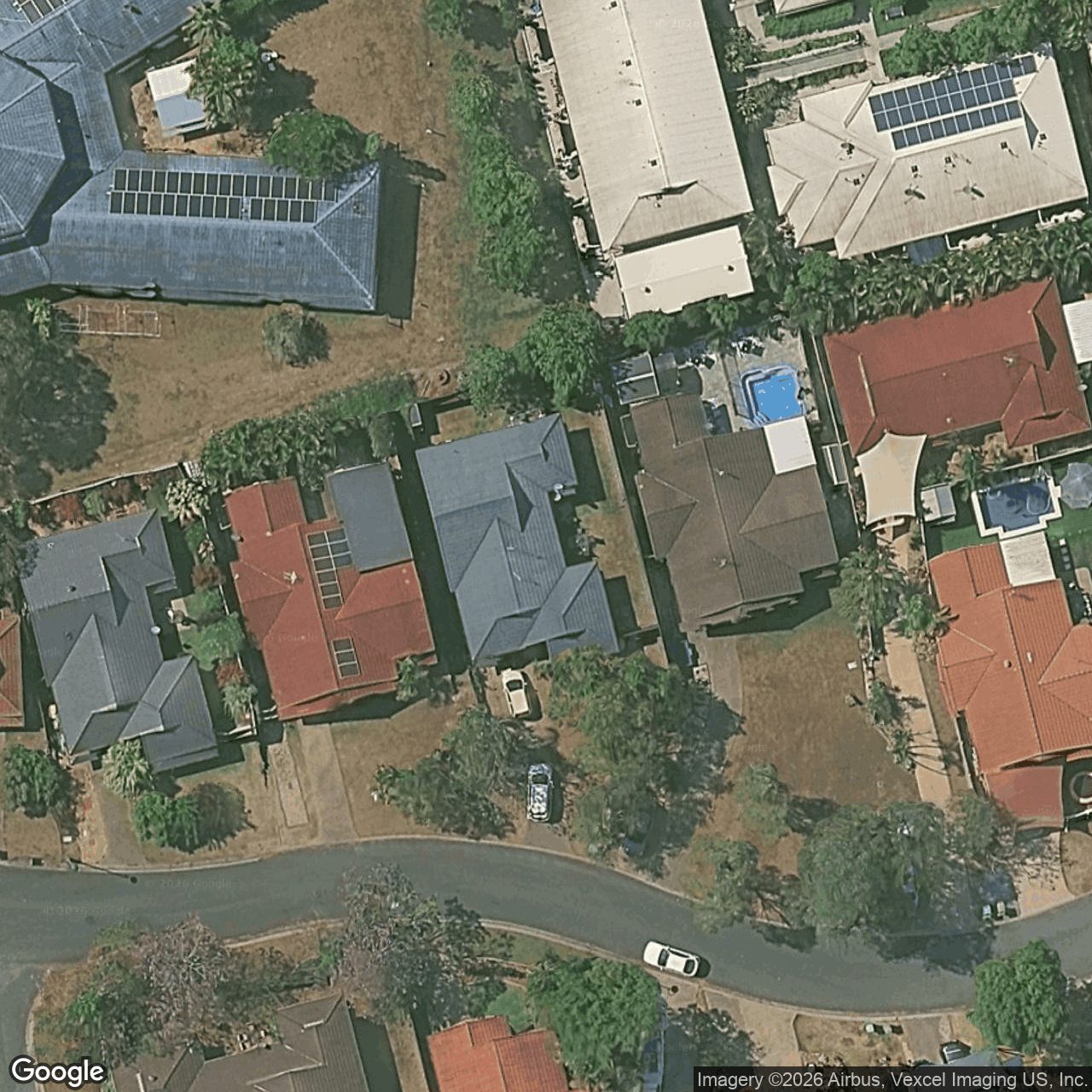 Aerial view of 8 Willunga Place, Merrimac QLD 4226