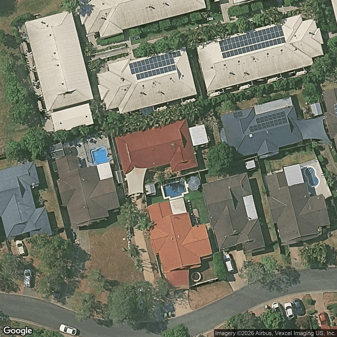 Aerial view of 12 Willunga Place, Merrimac QLD 4226