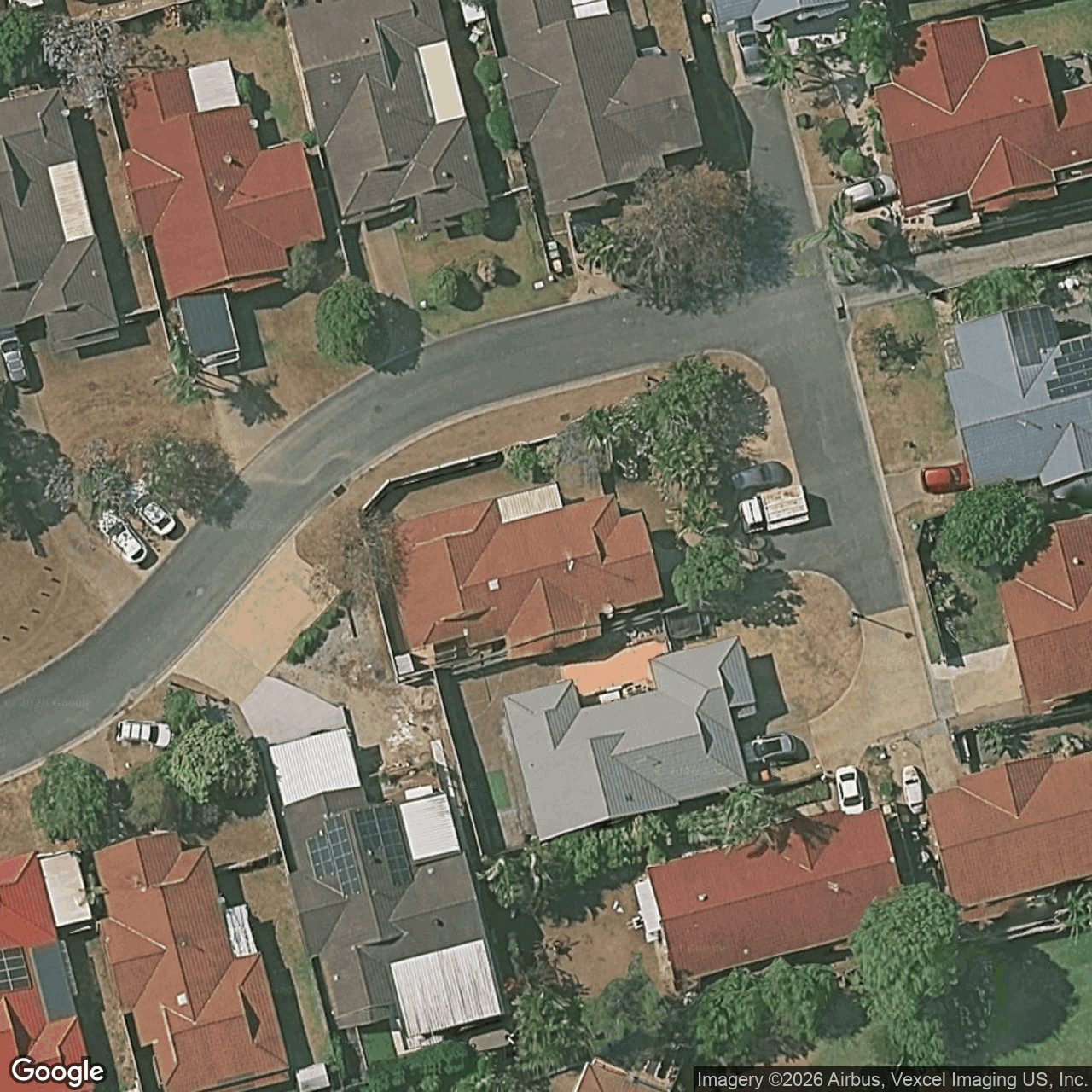 Aerial view of 33 Willunga Place, Merrimac QLD 4226