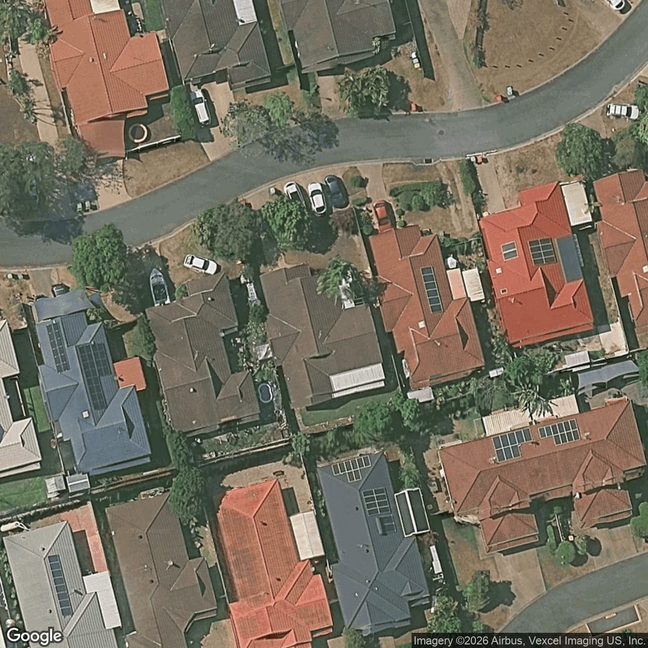 Aerial view of 23 Willunga Place, Merrimac QLD 4226