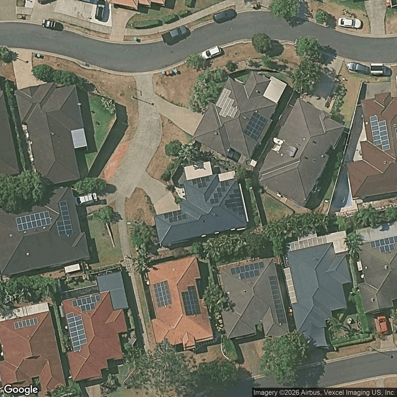 Aerial view of 4 Dominique Crescent, Merrimac QLD 4226