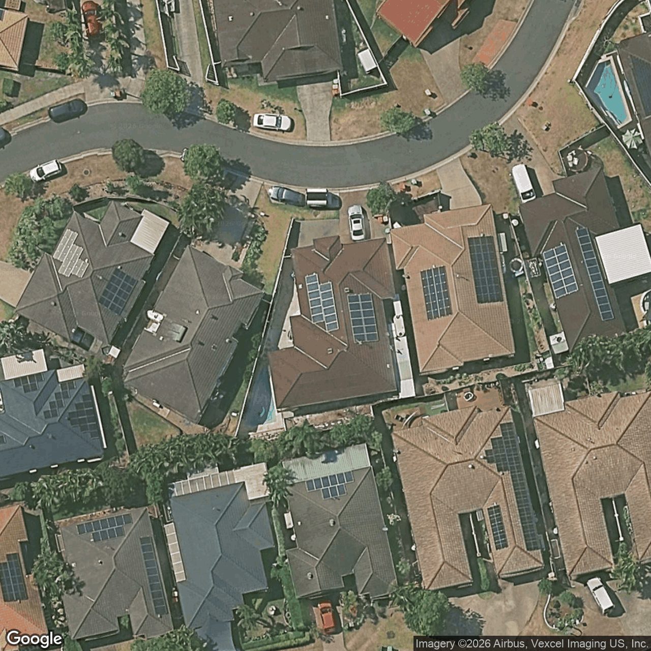 Aerial view of 52 Merrilaine Crescent, Merrimac QLD 4226