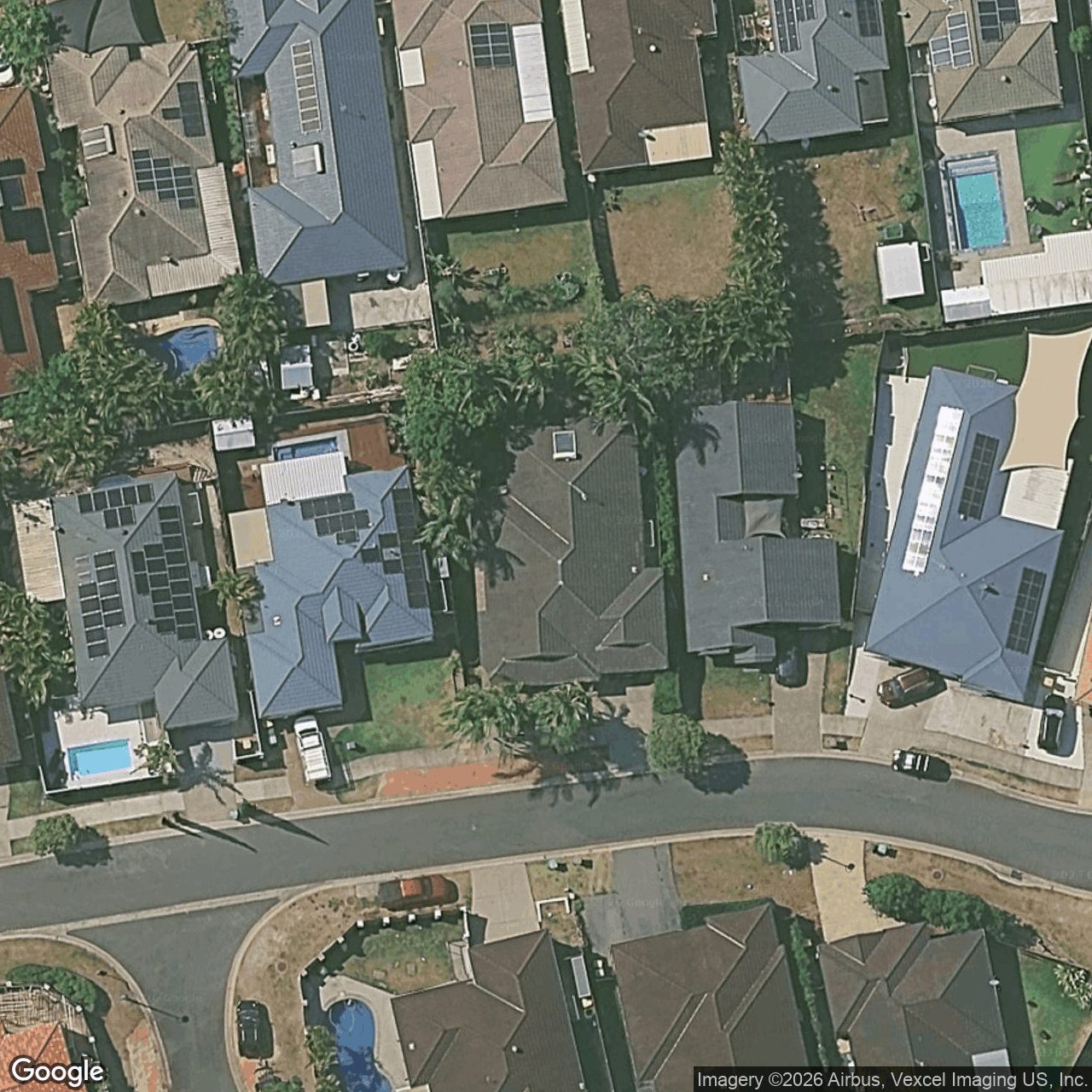 Aerial view of 53 Merrilaine Crescent, Merrimac QLD 4226