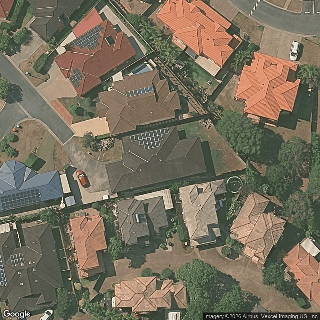Aerial view of 12 Felix Court, Merrimac QLD 4226