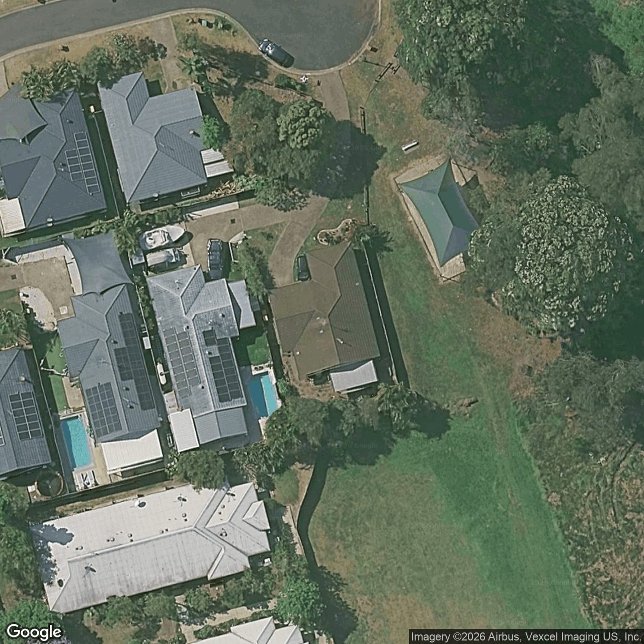 Aerial view of 35 Crelga Court, Merrimac QLD 4226