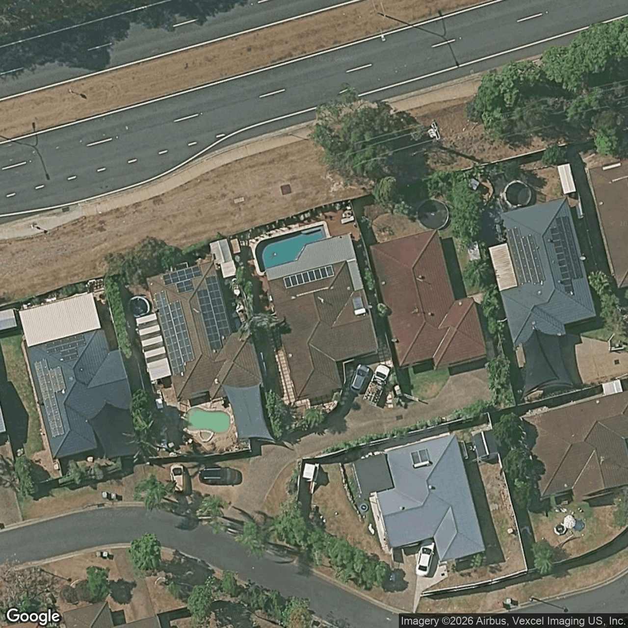 Aerial view of 16 Crelga Court, Merrimac QLD 4226