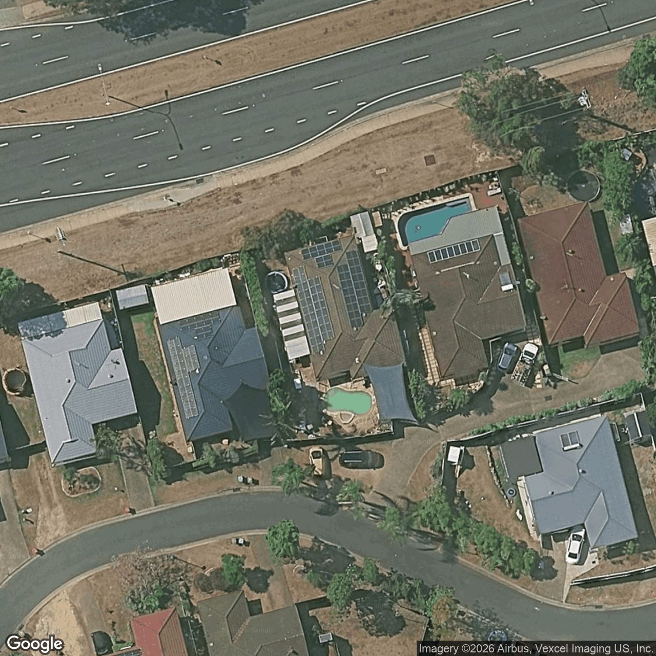 Aerial view of 14 Crelga Court, Merrimac QLD 4226