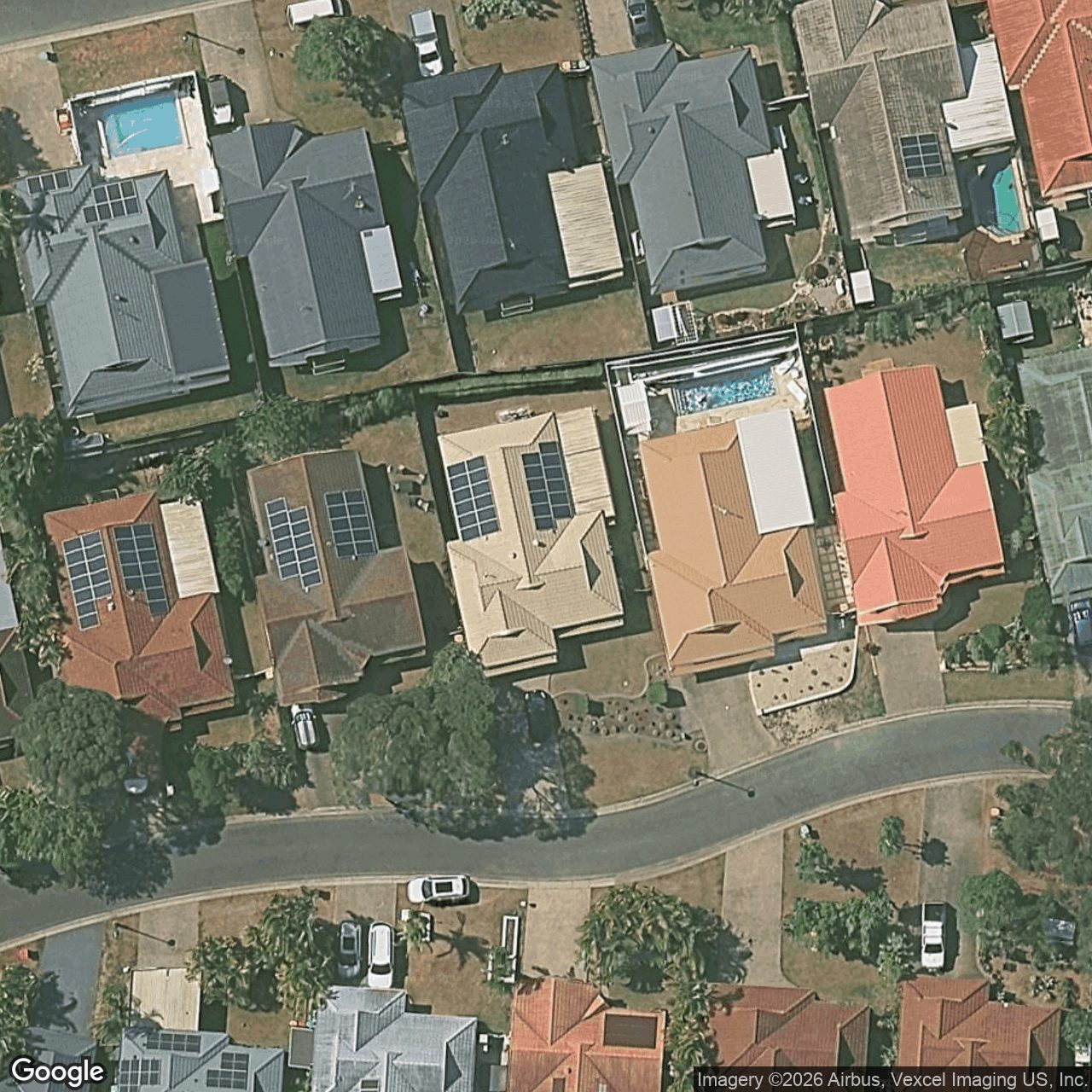 Aerial view of 14 County Lane, Merrimac QLD 4226