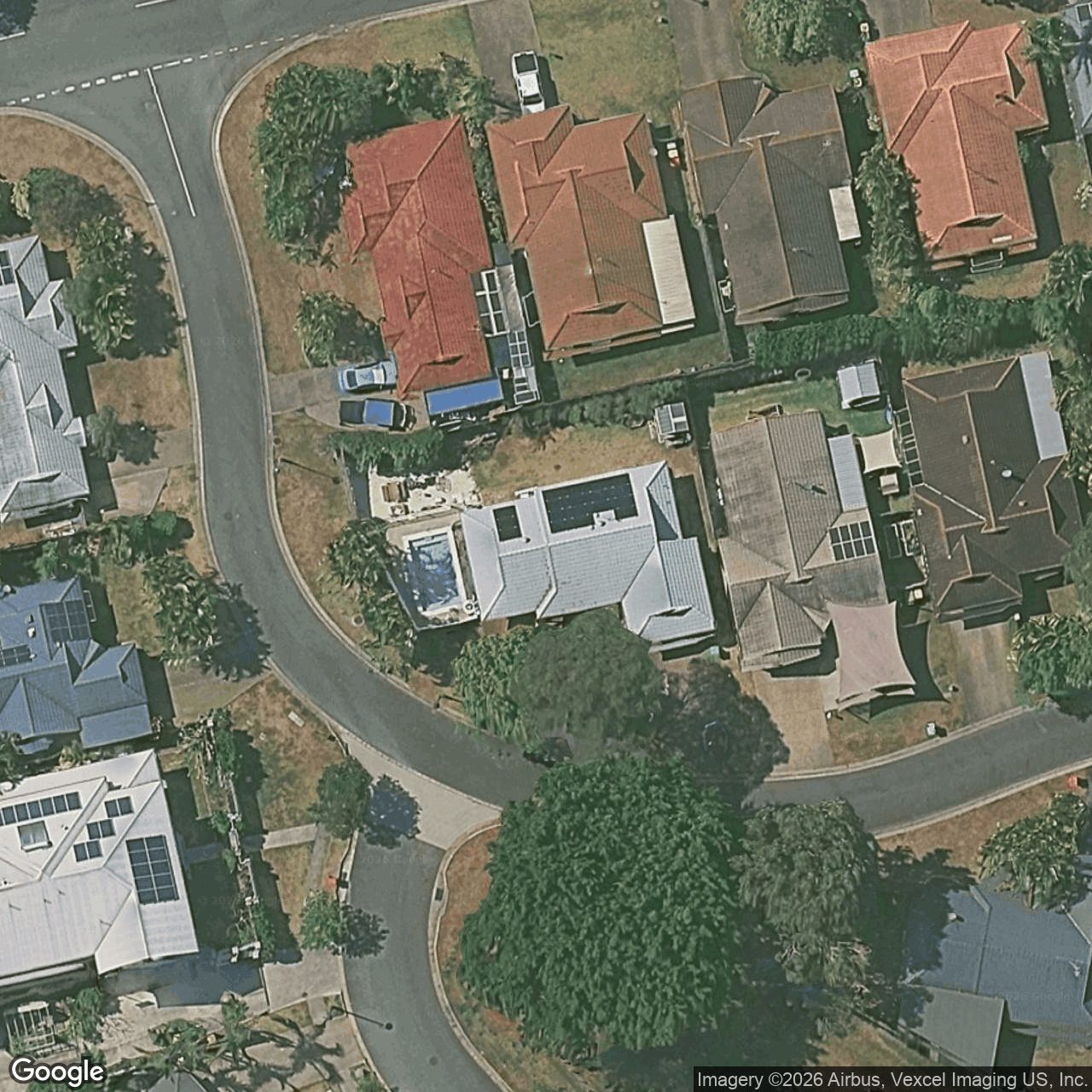 Aerial view of 4 County Lane, Merrimac QLD 4226