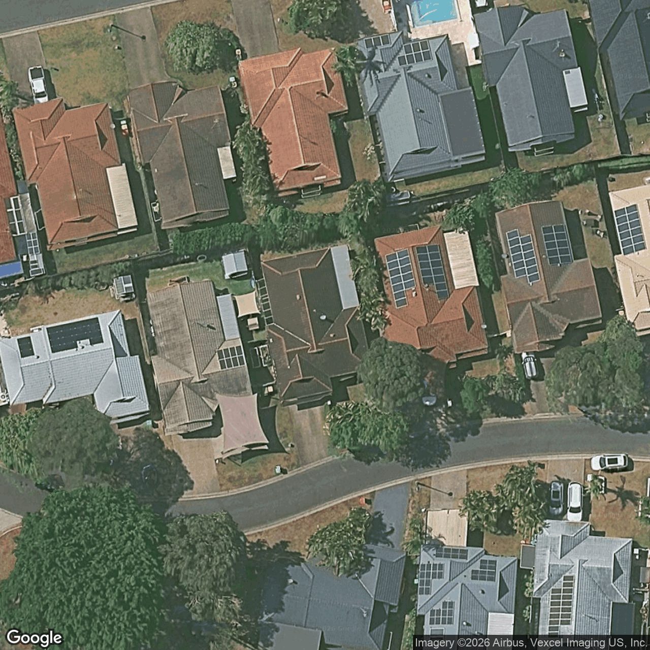 Aerial view of 8 County Lane, Merrimac QLD 4226