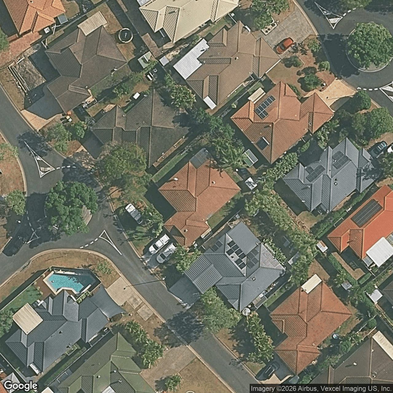 Aerial view of 8 Dunedin Close, Merrimac QLD 4226