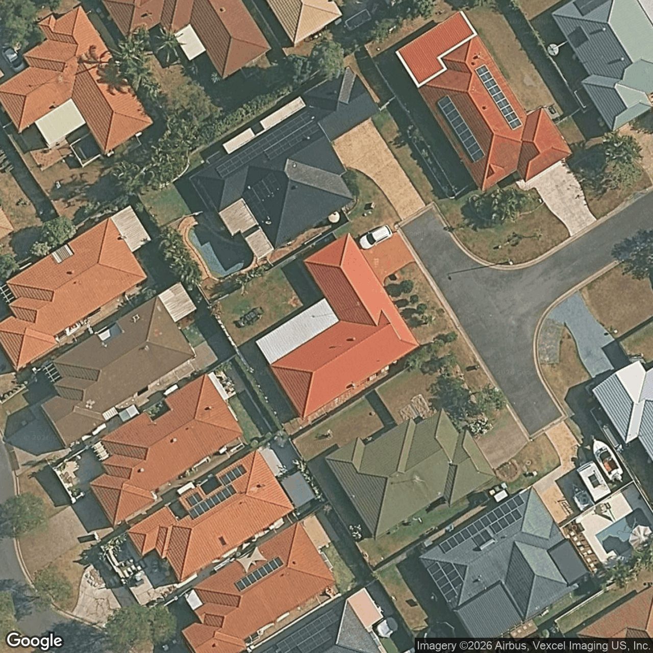 Aerial view of 9 Talgai Place, Merrimac QLD 4226