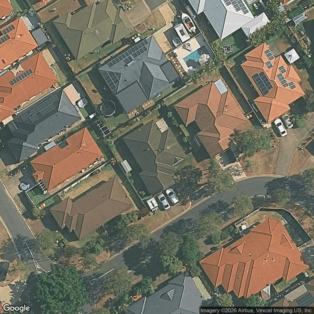 Aerial view of 4 Rushton Court, Merrimac QLD 4226