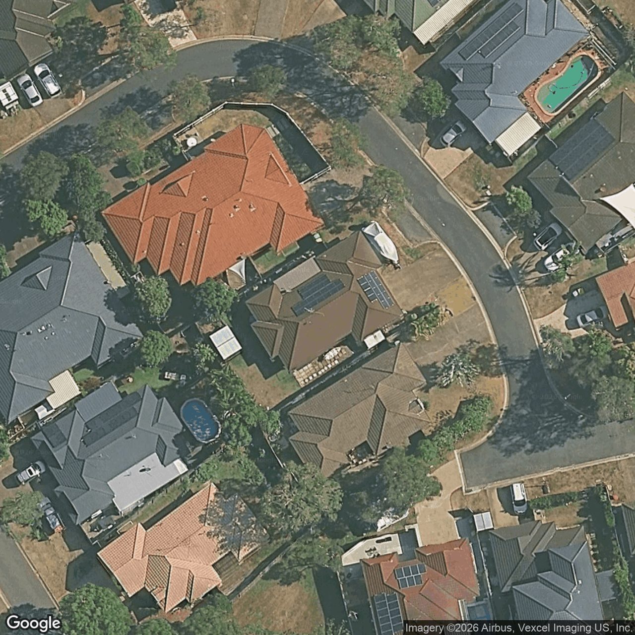 Aerial view of 5 Rushton Court, Merrimac QLD 4226