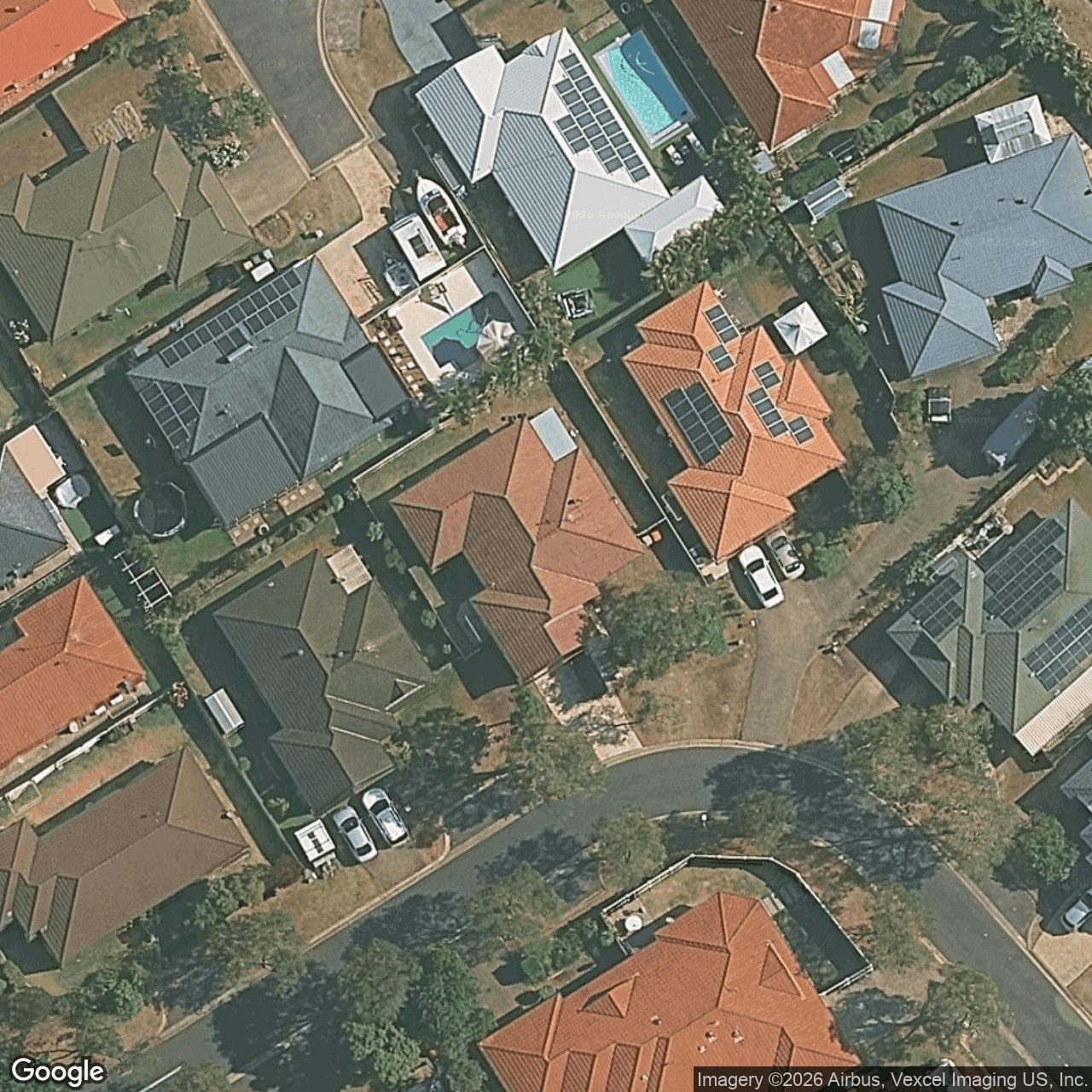 Aerial view of 6 Rushton Court, Merrimac QLD 4226