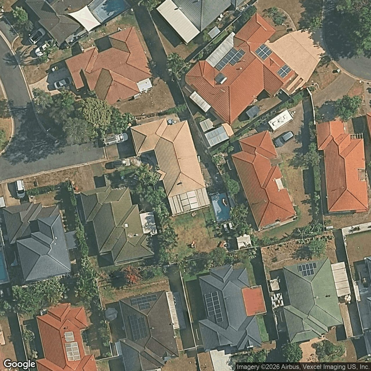 Aerial view of 20 Rushton Court, Merrimac QLD 4226