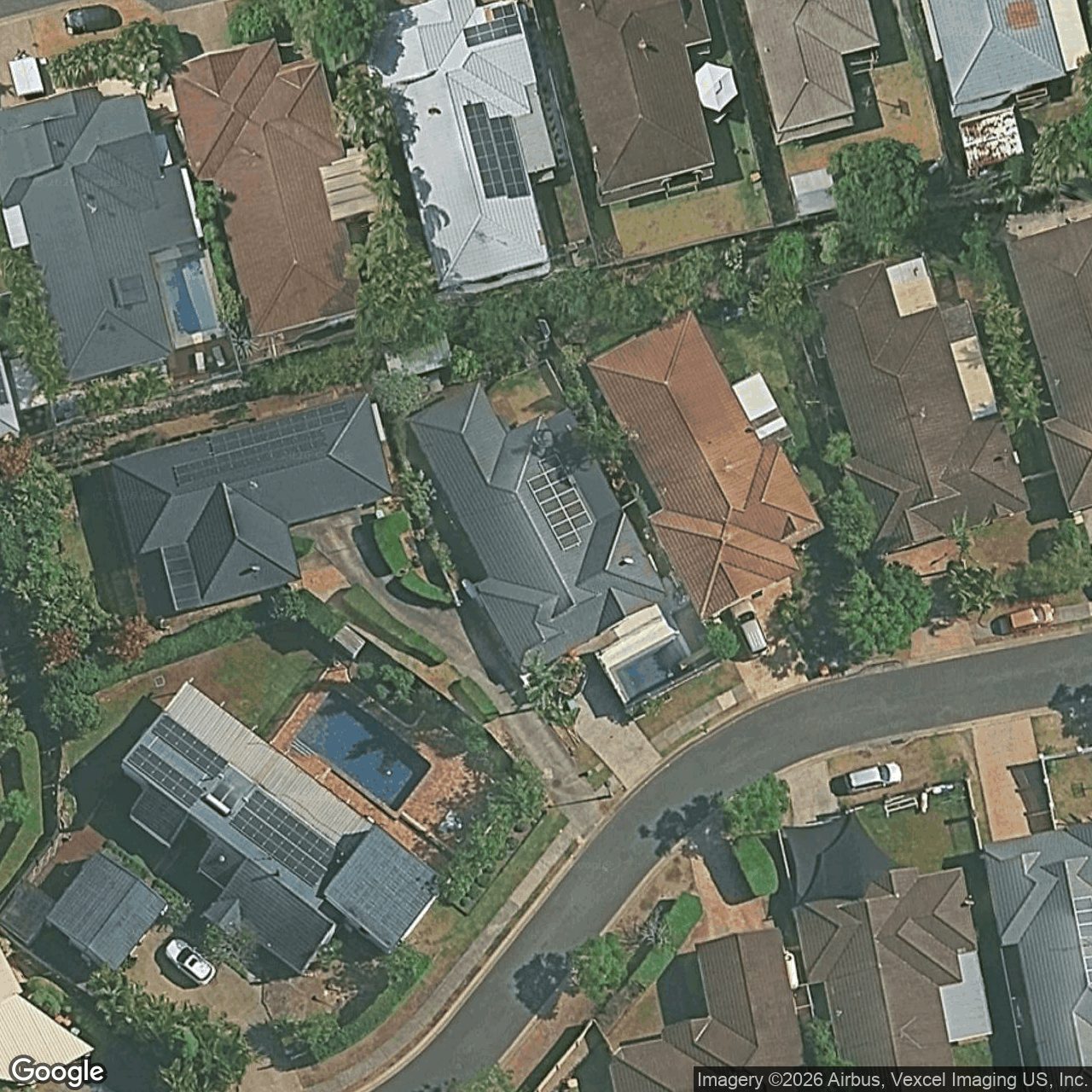 Aerial view of 8 Angelia Lane, Merrimac QLD 4226