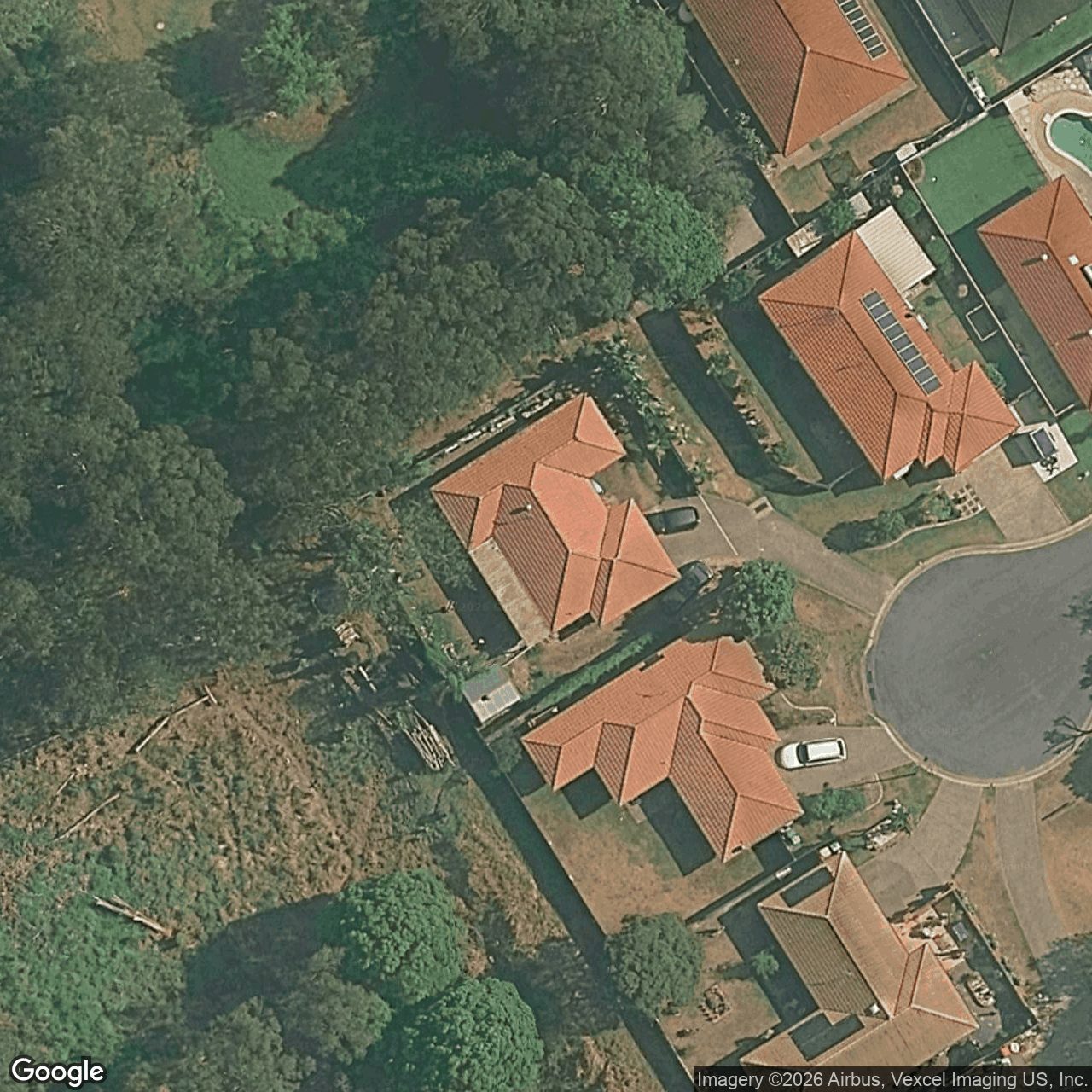 Aerial view of 25 Sunnybrae Close, Merrimac QLD 4226
