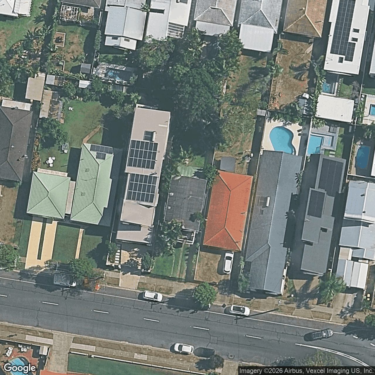 Aerial view of 13 Bardon Avenue, Miami QLD 4220